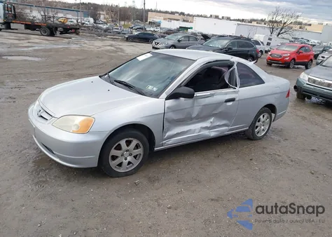 2001 Honda Civic Lx from USA, damaged, VIN 1HGEM22531L110041